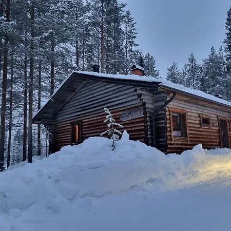 Log Yllaes Valokki - Sauna, Fireplace, Yllaes View