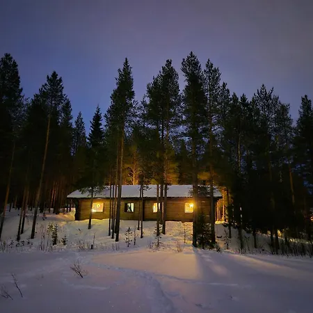 別荘 Log Yllaes Valokki - Sauna, Fireplace, Yllaes View