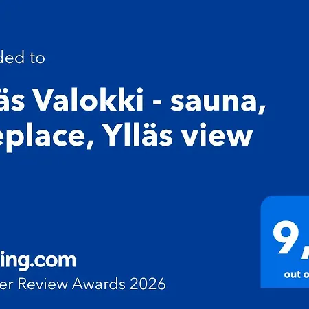 Log Yllaes Valokki - Sauna, Fireplace, Yllaes View Ylläsjärvi