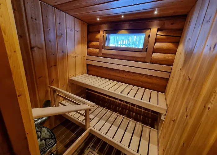 Log Yllaes Valokki - Sauna, Fireplace, Yllaes View *