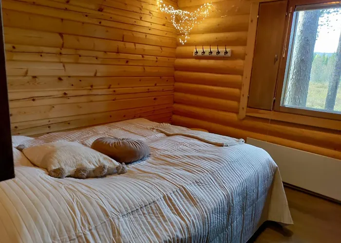Log Yllaes Valokki - Sauna, Fireplace, Yllaes View 別荘 Ylläsjärvi