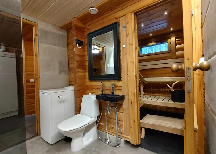 別荘 Log Yllaes Valokki - Sauna, Fireplace, Yllaes View Ylläsjärvi