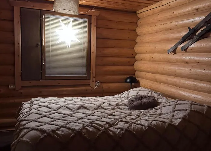 Log Yllaes Valokki - Sauna, Fireplace, Yllaes View *